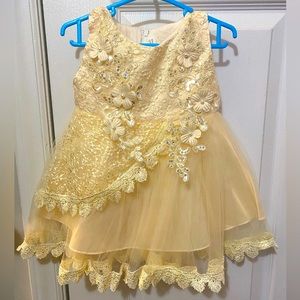 👗EUC ELEGANT BABY DRESS 6M